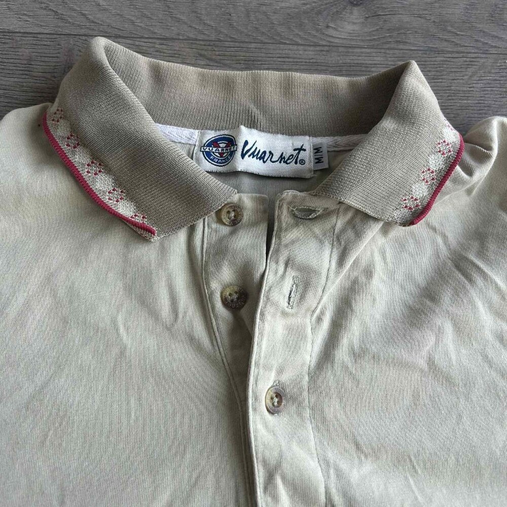 Vintage Vuarnet Polo Shirt • Medium - Picture 2 of 4